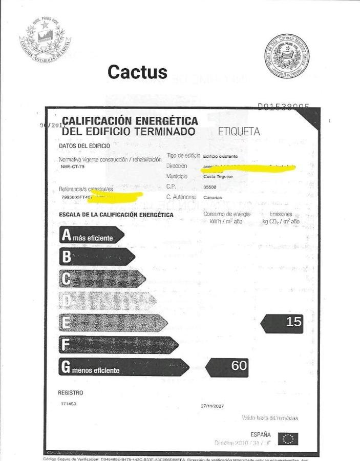Vivienda Vacacional Cactus Коста-Тегісе Екстер'єр фото